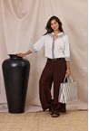 BREEZE TOTE BAG - cocoa stri